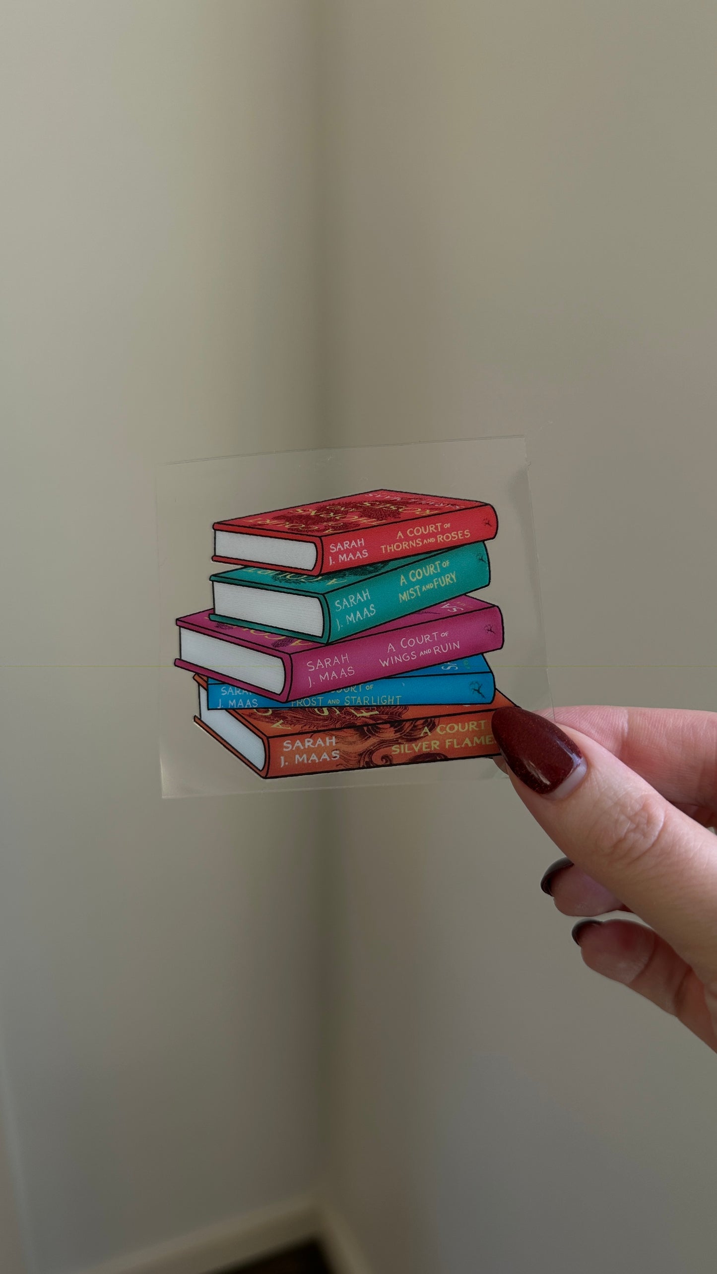 ACOTAR Bookstack Decal Sticker